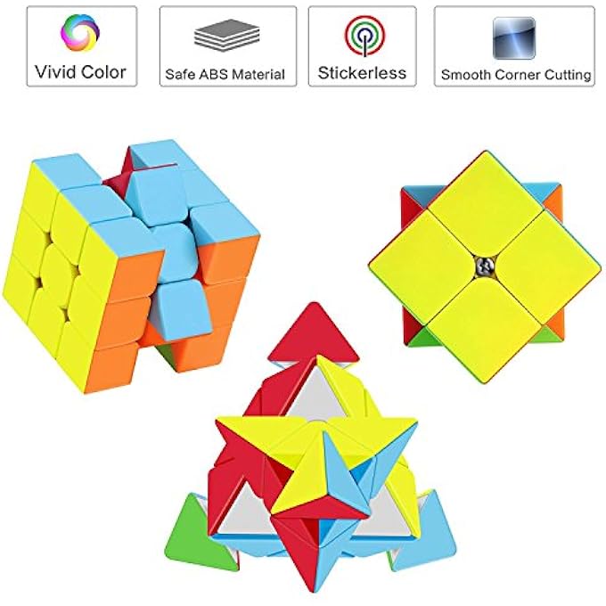 RUBIKS CUBE AND PYRAMINX PYRAMID TRIANGLE RUBIX CUBE - Image 3